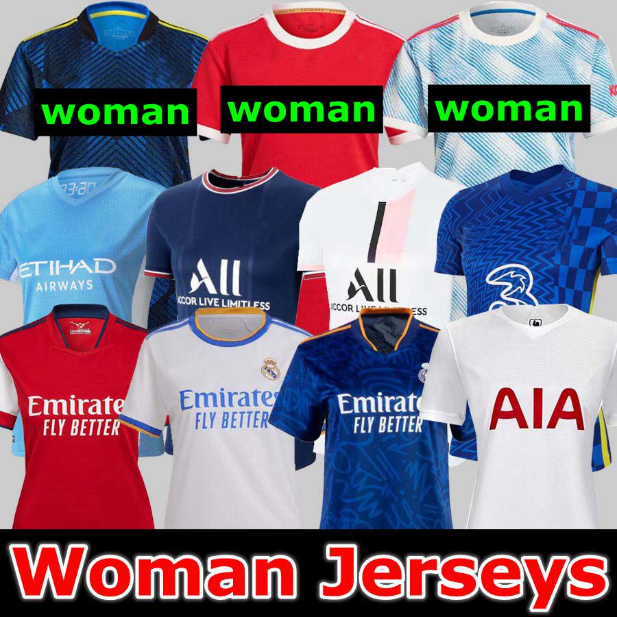21 22 woman psgs soccer jerseys man Romaldo RASHFORD Messi MBAPPE GREALISH Tottenham united kane son cfc lukaku Real Madrid benzema female shirt, Woman jersey
21 22 woman psgs soccer jerseys man Romaldo RASHFORD Messi MBAPPE GREALISH Tottenham united kane son cfc lukaku Real Madrid benzema female shirt, Woman jersey