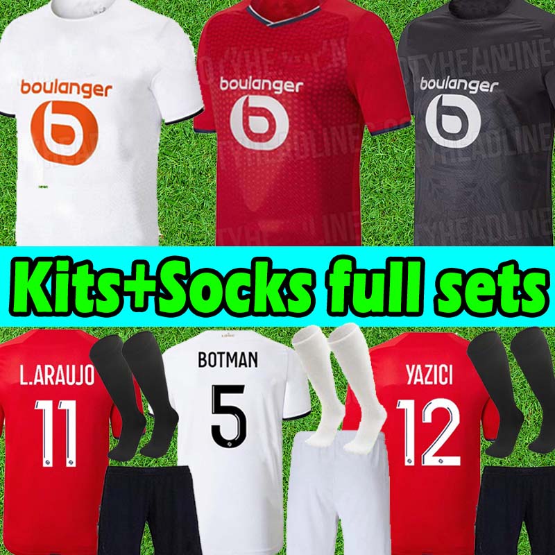 LOSC Lille soccer jerseys BEN ARFA 2021 2022 DAVID FONTE BURAK BAMBA YAZICI Olympique Trophy T.WEAH L.ARAUJO R.SANCHES men kids kit full sets maillots 21/22 football, 21 22 3rd patch
LOSC Lille soccer jerseys BEN ARFA 2021 2022 DAVID FONTE BURAK BAMBA YAZICI Olympique Trophy T.WEAH L.ARAUJO R.SANCHES men kids kit full sets maillots 21/22 football, 21 22 3rd patch