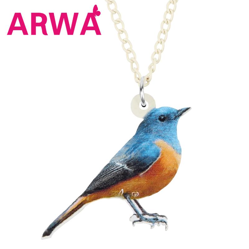 Pendant Necklaces ARWA Acrylic Red Flanked Bush Robin Bird Necklace Choker Cute Animal Jewelry For Lady Kids Spring Party Gift Accessories, Silver
Pendant Necklaces ARWA Acrylic Red Flanked Bush Robin Bird Necklace Choker Cute Animal Jewelry For Lady Kids Spring Party Gift Accessories, Silver