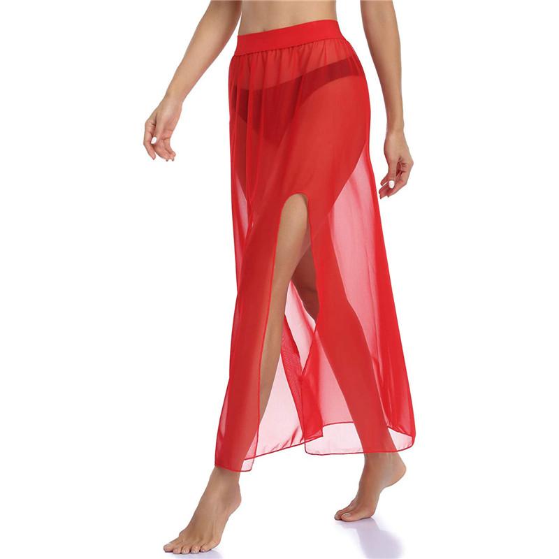 Xingqing Women Sheer Bikini Cover-ups See Through High Waist Beach Skirt Swimwear Solid Color Mesh Dresses Women, Red
Xingqing Women Sheer Bikini Cover-ups See Through High Waist Beach Skirt Swimwear Solid Color Mesh Dresses Women, Red