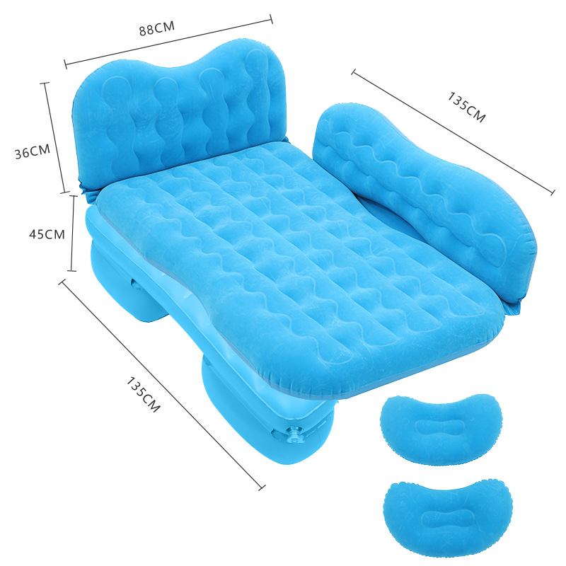Car Travel Inflatable Mattress for Sleep Outdoor Sofa Bed Camping Accesories For Auto Air Matt Pillows Cushion