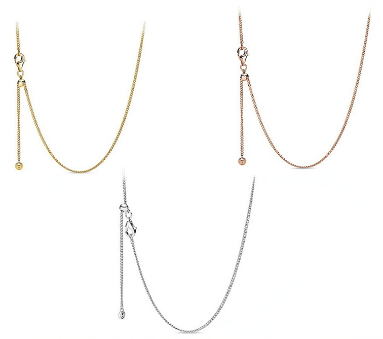Genuine 925 Sterling Silver Fit Pandora Couple Necklace Temperament Simple Basic Chain Charm Pendant diy Love Blue Crysta Charm For Beads Charms
Genuine 925 Sterling Silver Fit Pandora Couple Necklace Temperament Simple Basic Chain Charm Pendant diy Love Blue Crysta Charm For Beads Charms