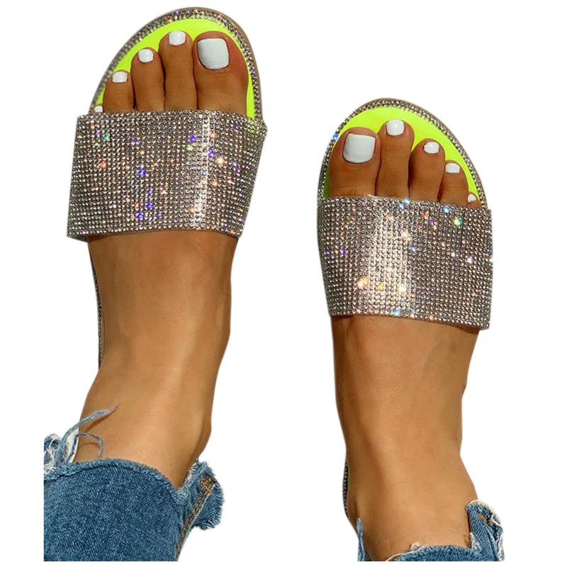 Slippers Summer Sandals 2021 Fashion Bling Female Candy Color Flip Flops Crystal Roman Flat Beach Indoor&Outdoor Shoes, Yellow
Slippers Summer Sandals 2021 Fashion Bling Female Candy Color Flip Flops Crystal Roman Flat Beach Indoor&Outdoor Shoes, Yellow