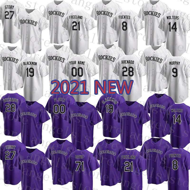 Colorado Custom Rockies Baseball Jersey 28 Nolan Arenado 19 Charlie Blackmon 27 Trevor Story 44 Jose Mujica 71 Wade Davis 9 Daniel Murphy, Blue;black
Colorado Custom Rockies Baseball Jersey 28 Nolan Arenado 19 Charlie Blackmon 27 Trevor Story 44 Jose Mujica 71 Wade Davis 9 Daniel Murphy, Blue;black