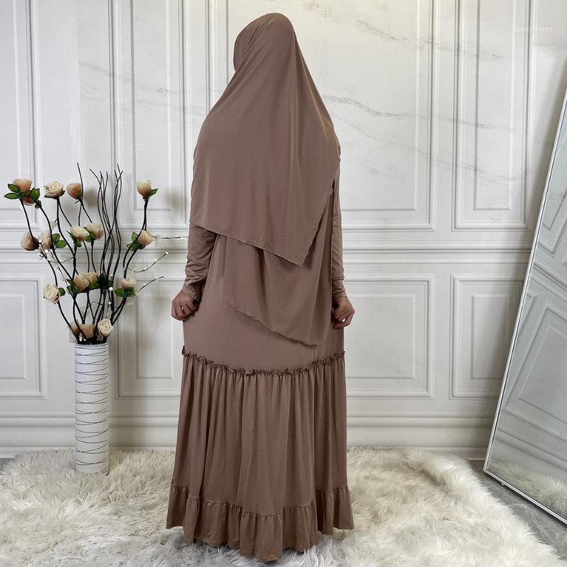 Ethnic Clothing Abaya 2 Piece Prayer Dress Set Muslim Women Big Fashion Khimar Hijab Zip Cuff Tiered Frill Maxi Jilbab Islam Dubai Turkey
Ethnic Clothing Abaya 2 Piece Prayer Dress Set Muslim Women Big Fashion Khimar Hijab Zip Cuff Tiered Frill Maxi Jilbab Islam Dubai Turkey