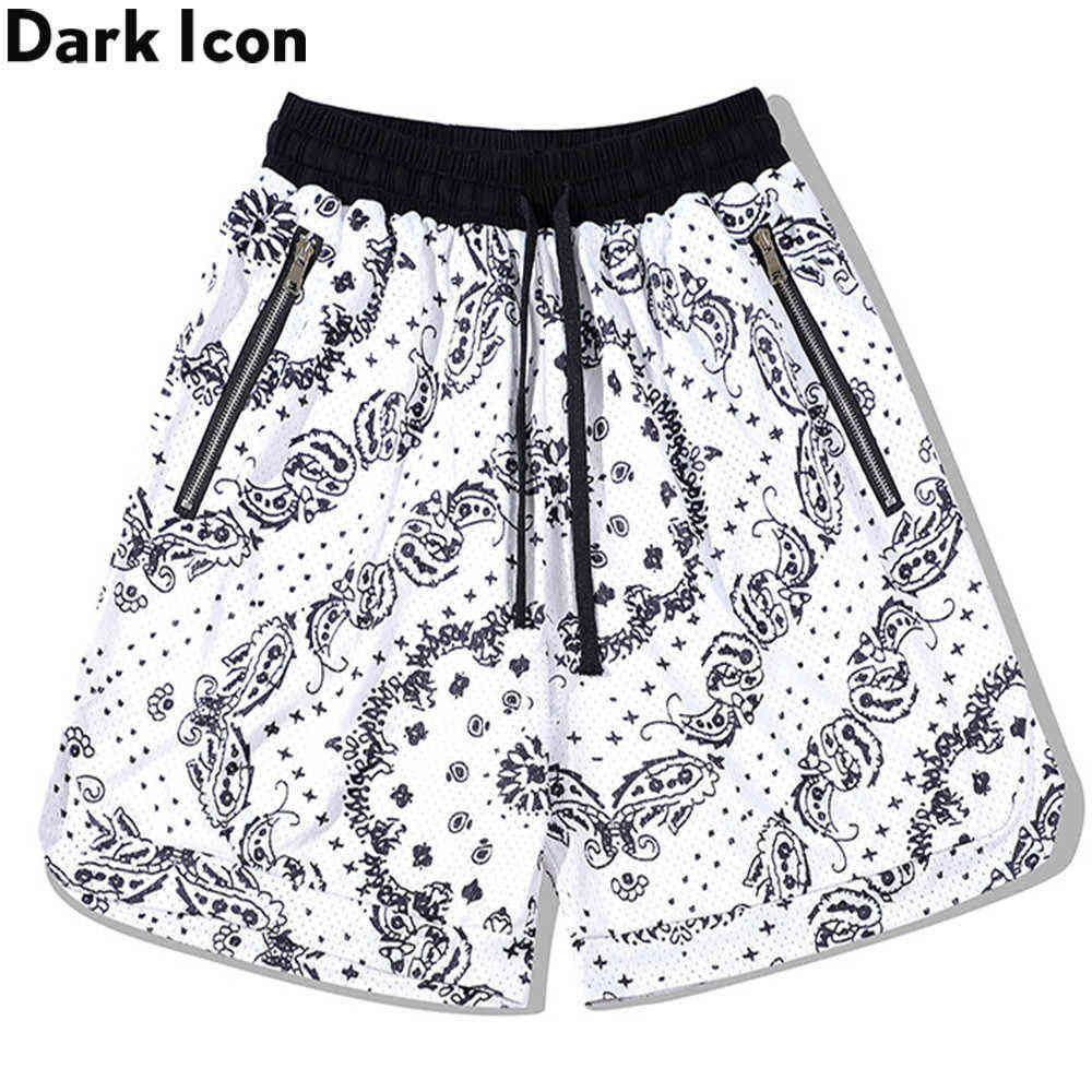 Bandana Mesh Shorts Men Summer Jersey Shorts High Street Men's Shorts Black White 210603, Grey
Bandana Mesh Shorts Men Summer Jersey Shorts High Street Men's Shorts Black White 210603, Grey