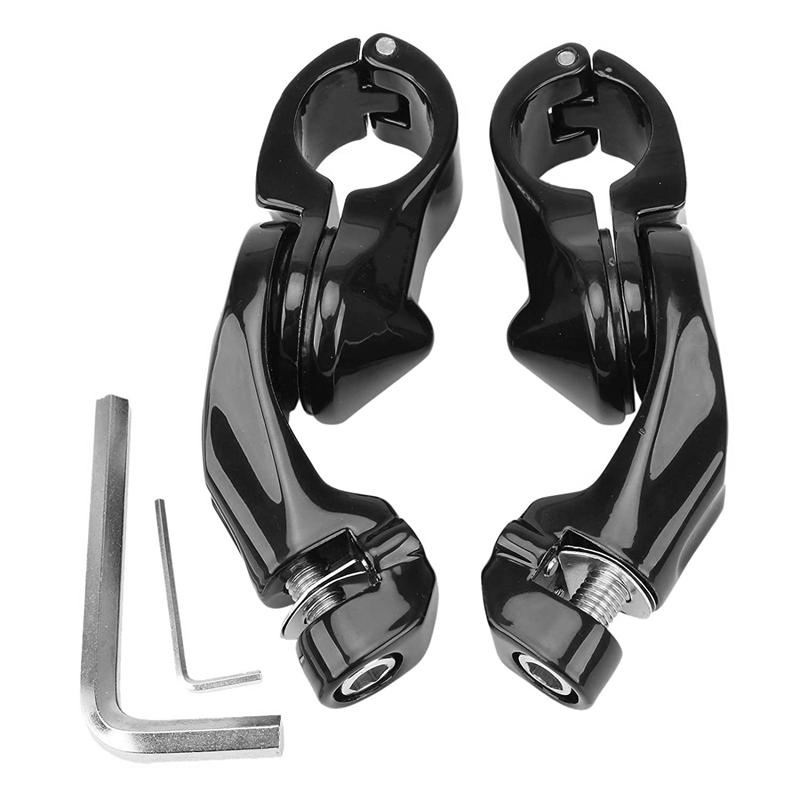 Pair Motorcycle Foot Pegs Highway Adjustable Short Angled 1 1/4 Inch 32mm Engine Guard Footrest Brackets Pedals
Pair Motorcycle Foot Pegs Highway Adjustable Short Angled 1 1/4 Inch 32mm Engine Guard Footrest Brackets Pedals