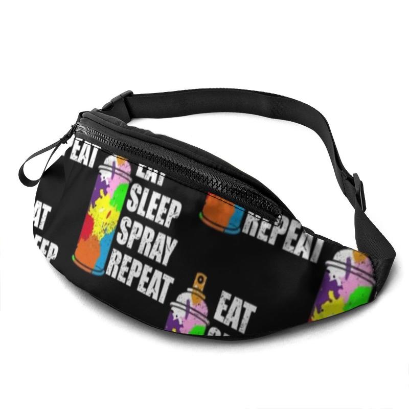 Waist Bags Graffiti Bag Work Unisex Pack Polyester Funny