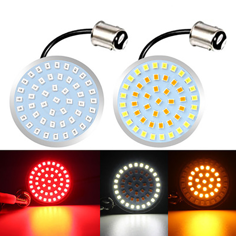 48SMD 1157 1156 LED Signal Light Turn Signal Harley Tail lights Brake Light Indicator Light Suitable for Harley Motorcycle
48SMD 1157 1156 LED Signal Light Turn Signal Harley Tail lights Brake Light Indicator Light Suitable for Harley Motorcycle
