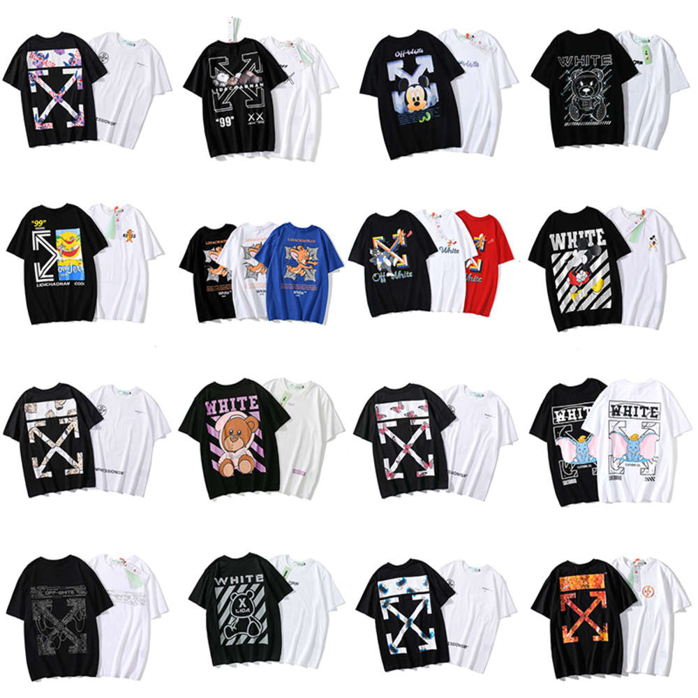 21ss Fashion Brand Off Crew Neck Short Sleeve Cartoon Personality Arrstyle White Men and Women Loose Couple Summer T-shirt, White;black
21ss Fashion Brand Off Crew Neck Short Sleeve Cartoon Personality Arrstyle White Men and Women Loose Couple Summer T-shirt, White;black