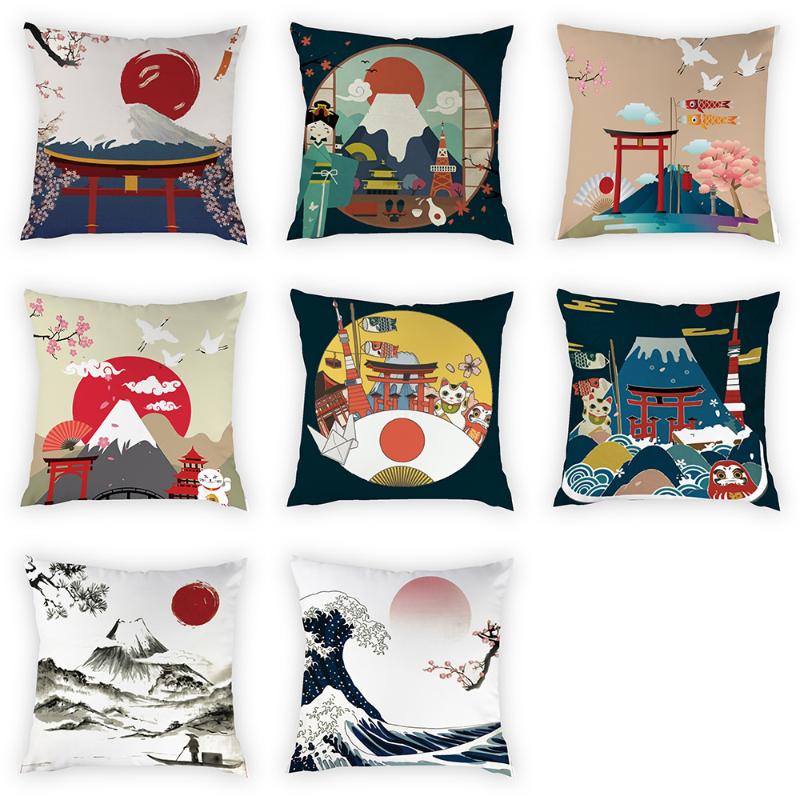 Japanese Landscape Peach Skin Pillow Cover 45*45cm Fuji Mountain Decorative Pillowcase Cushion/Decorative
Japanese Landscape Peach Skin Pillow Cover 45*45cm Fuji Mountain Decorative Pillowcase Cushion/Decorative