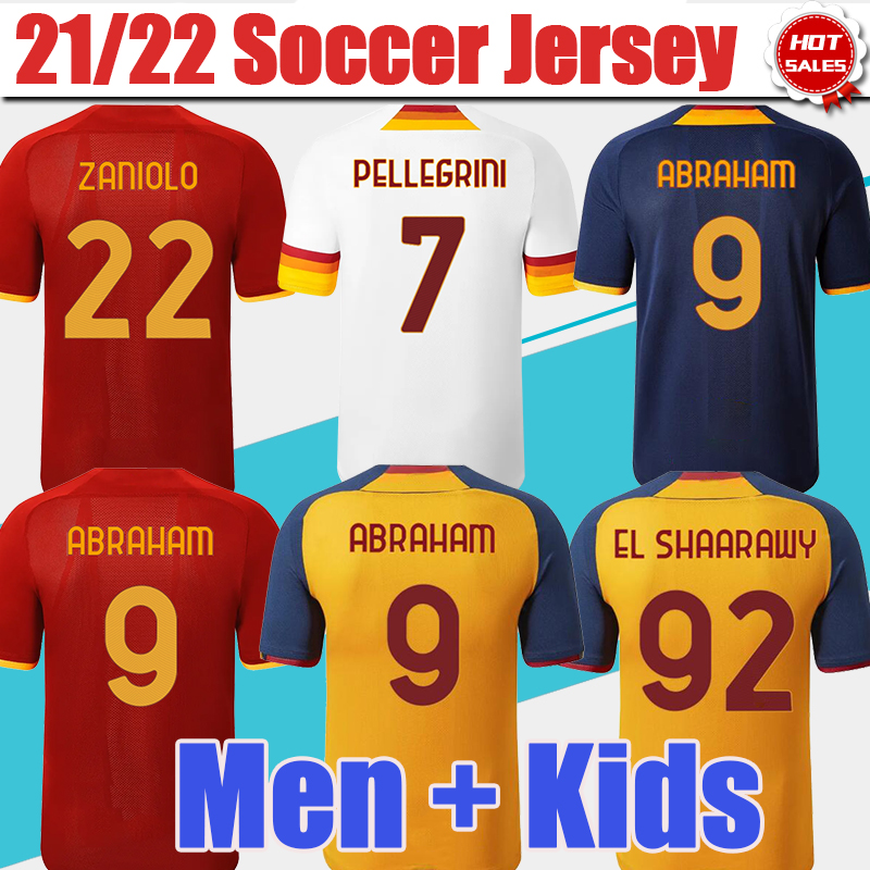 Men Kids #9 ABRAHAM Home Red Football Jerseys Fourth Blue Uniforms 21/22 Away White Adult Fans Version 3rd Yellow Soccer Shirt 2021/2022, Away no patch
Men Kids #9 ABRAHAM Home Red Football Jerseys Fourth Blue Uniforms 21/22 Away White Adult Fans Version 3rd Yellow Soccer Shirt 2021/2022, Away no patch