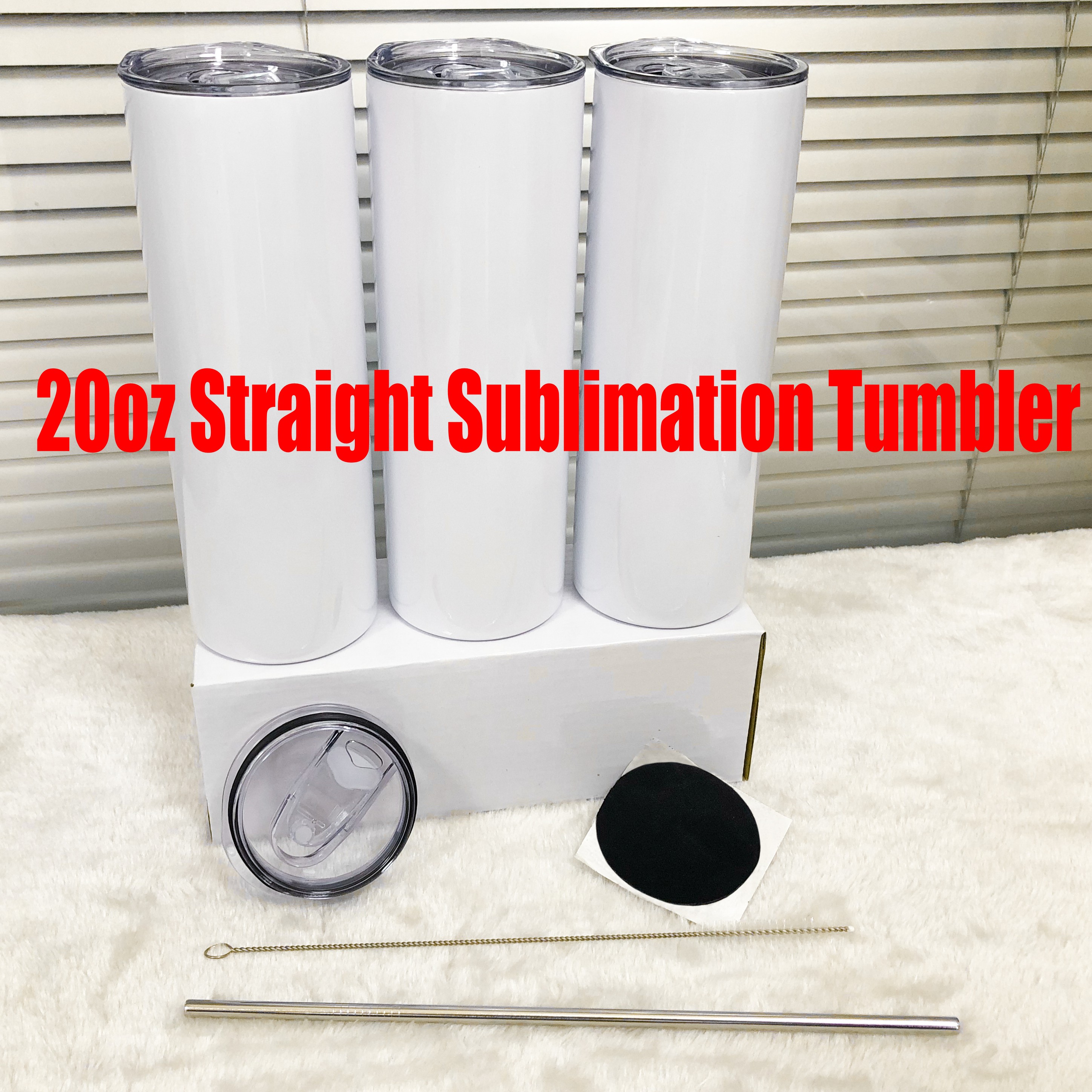 DIY Sumblimation Blank Tumblers 20oz Straight Mugs Stainless Steel Double Tumbler With Metal Straw And Lid Fast Delivery, White
DIY Sumblimation Blank Tumblers 20oz Straight Mugs Stainless Steel Double Tumbler With Metal Straw And Lid Fast Delivery, White