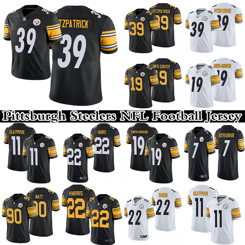 39 Minkah Fitzpatrick 7 Ben Roethlisberger 19 JuJu Smith-Schuster 22 Najee Harris Men's Stitched NFL Pittsburgh Steelers Nike Limited F, Black;red
39 Minkah Fitzpatrick 7 Ben Roethlisberger 19 JuJu Smith-Schuster 22 Najee Harris Men's Stitched NFL Pittsburgh Steelers Nike Limited F, Black;red