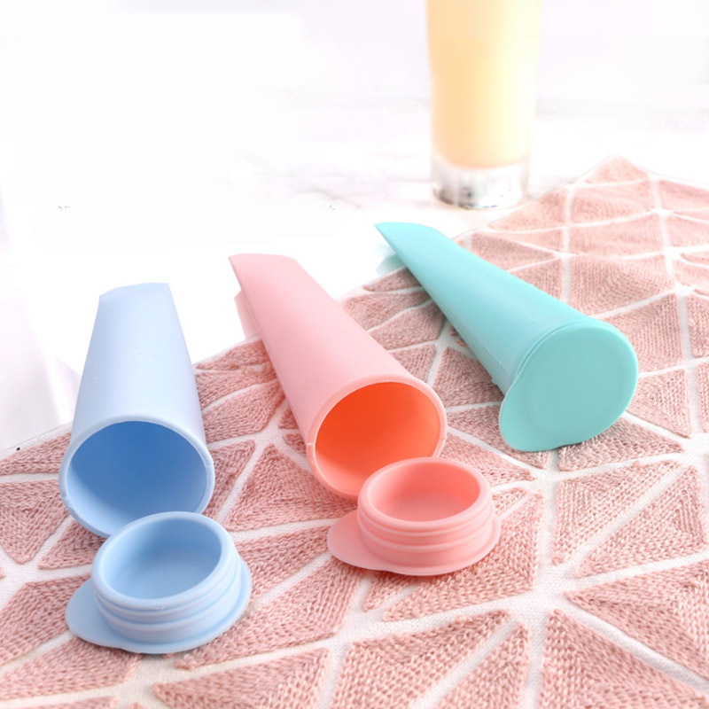 Food Grade Ice Stick Molds Kitchen Tools Popsicle Mould With Lid 1Pcs Silicone Ice Cream Maker DIY Summer Supplies