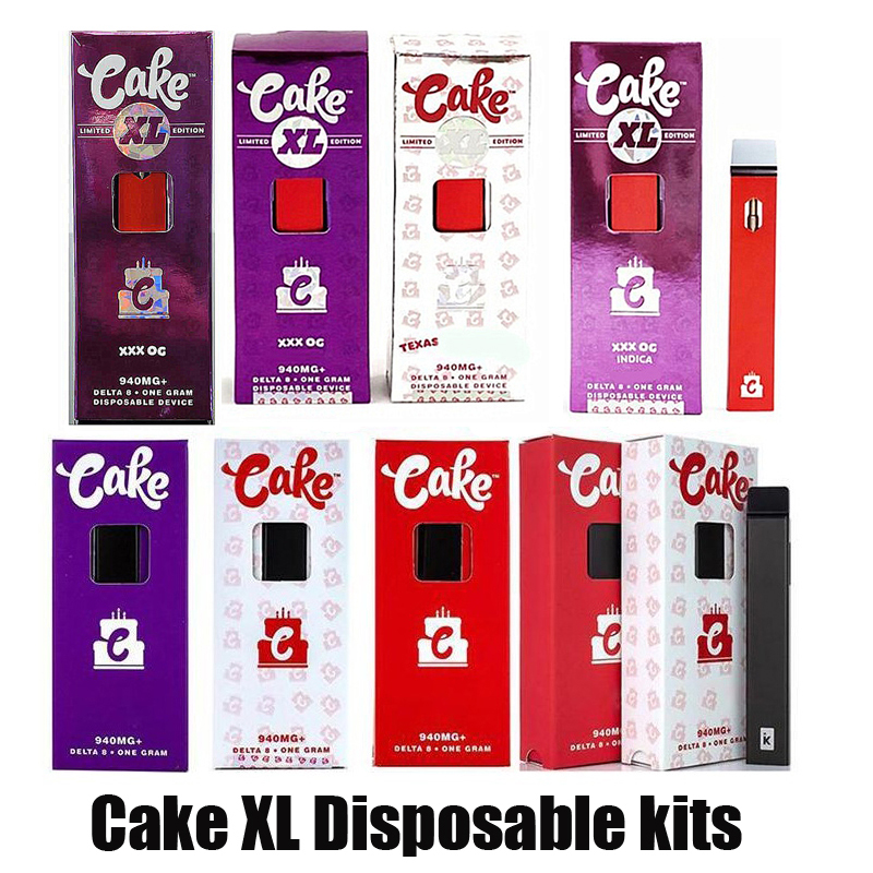 Cake XL 8 Disposable Starter Kit E cigarettes Device Full Gram (1ml) Capacity Empty Pod Rechargable Vape Pen 280mAh Battery For thick oil vs Bar Plus XXL
Cake XL 8 Disposable Starter Kit E cigarettes Device Full Gram (1ml) Capacity Empty Pod Rechargable Vape Pen 280mAh Battery For thick oil vs Bar Plus XXL