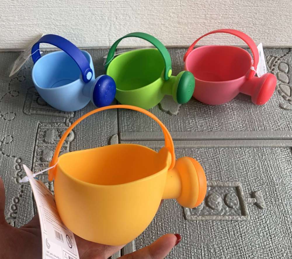 Soft rubber bath baby watering pot water beach toys