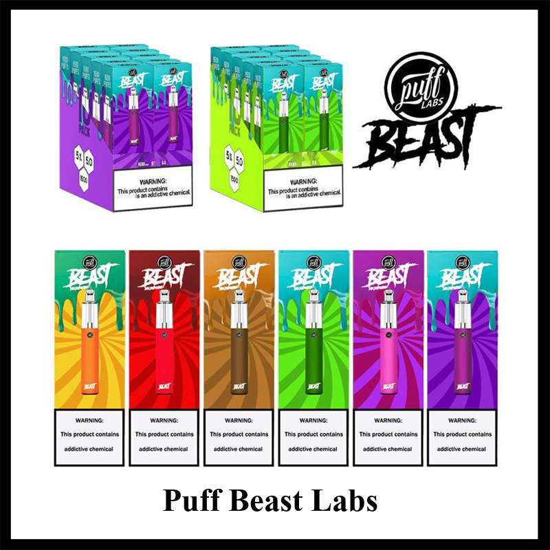Puff Labs Beast Bar Disposable Cigarettes 1500 Puffs Vape Pen 5.0ml Pre-Filled Pods Cartridges Vapor Top Battery Sub Ohm Coil e Cigarette Vaporizers
Puff Labs Beast Bar Disposable Cigarettes 1500 Puffs Vape Pen 5.0ml Pre-Filled Pods Cartridges Vapor Top Battery Sub Ohm Coil e Cigarette Vaporizers