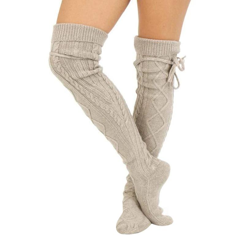 Socks & Hosiery Women Knitted Solid Stockings Lace Up Autumn Winter Warm Soft Female Fashion Casual Knee High 2021, Black;white
Socks & Hosiery Women Knitted Solid Stockings Lace Up Autumn Winter Warm Soft Female Fashion Casual Knee High 2021, Black;white