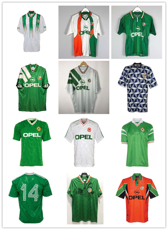 Retro vintage 1988 1990 1992 1994 1995 1996 Ireland soccer jersey Republic of Ireland football shirt National 90 World cup Northern Ireland 1993 kits, Ivory
Retro vintage 1988 1990 1992 1994 1995 1996 Ireland soccer jersey Republic of Ireland football shirt National 90 World cup Northern Ireland 1993 kits, Ivory