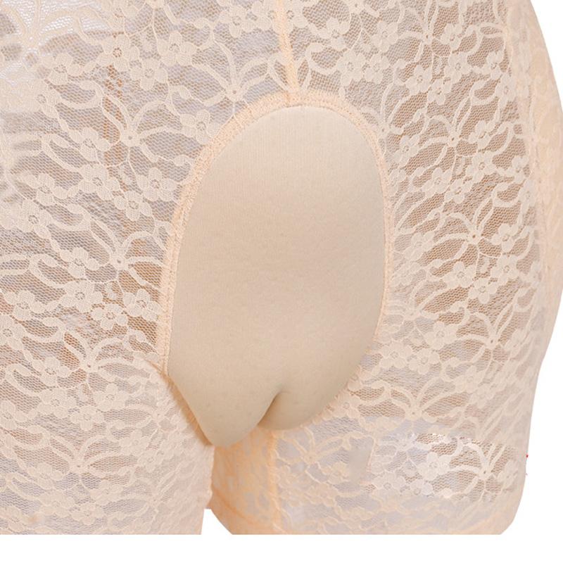 Lace Fake Vagina Underwear Control False Pussy Panty Gaff Panties For Drag Queen Crossdresser Transgender Sexy Gay Underpants