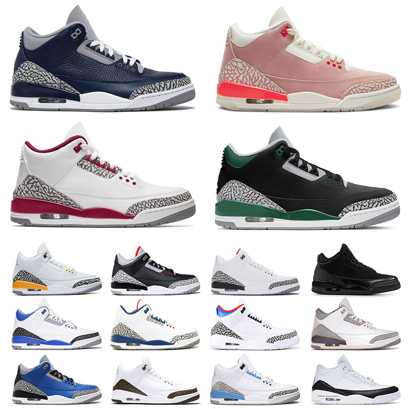 3 3s Jumpman Basketball Shoes Womens Mens Georgetown Fragment UNC Black Cat Cement White Pine Green Ture Blue Racer Rust Pink Sports Sneakers Outdoors Trainers, # rust pink 36-47
3 3s Jumpman Basketball Shoes Womens Mens Georgetown Fragment UNC Black Cat Cement White Pine Green Ture Blue Racer Rust Pink Sports Sneakers Outdoors Trainers, # rust pink 36-47