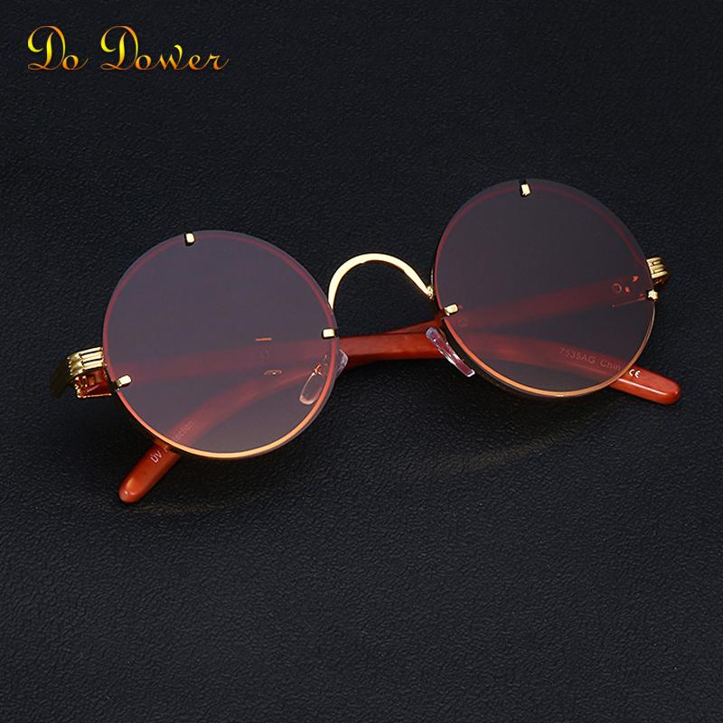 Vintage Round Punk Sunglasses Men Fashion Steampunk Sun Glasses For Women With A Box Rimless Sunglass Zonnebril UV400
Vintage Round Punk Sunglasses Men Fashion Steampunk Sun Glasses For Women With A Box Rimless Sunglass Zonnebril UV400