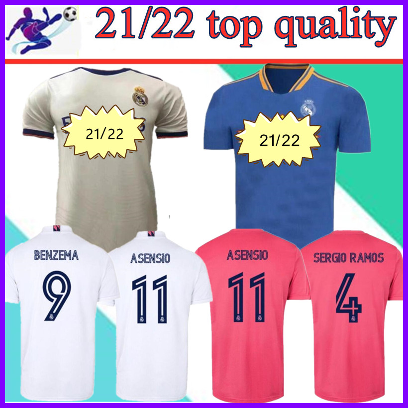 REAL MADRID jerseys 2021 2022 soccer football shirt SERGIO RAMOS BENZEMA ASENSIO HAZARD camiseta men + kids kit add socks 20 21 22
REAL MADRID jerseys 2021 2022 soccer football shirt SERGIO RAMOS BENZEMA ASENSIO HAZARD camiseta men + kids kit add socks 20 21 22