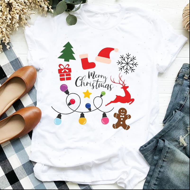 Women Womens T Shirts Merry Christmas Cartoon Deer Snowflake Tree Light Holiday Clothes Ladies Graphic Print Tee Top Tshirt Female, White
Women Womens T Shirts Merry Christmas Cartoon Deer Snowflake Tree Light Holiday Clothes Ladies Graphic Print Tee Top Tshirt Female, White