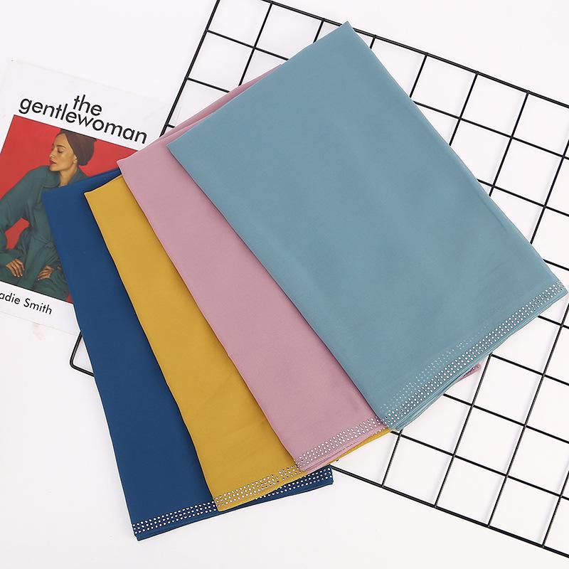 Scarves Malaysia Chiffon Rhinestone Scarf Women's Head Gauze Headband Four Seasons Go Shopping Decorate
Scarves Malaysia Chiffon Rhinestone Scarf Women's Head Gauze Headband Four Seasons Go Shopping Decorate