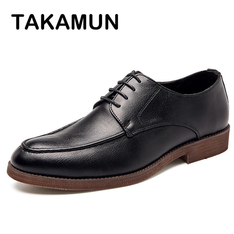Men's Formal Casual Stitching Handmade Dress Leather Shoes Black Brown Big Size Fashion Lace-up Rubber Breathable Male
Men's Formal Casual Stitching Handmade Dress Leather Shoes Black Brown Big Size Fashion Lace-up Rubber Breathable Male