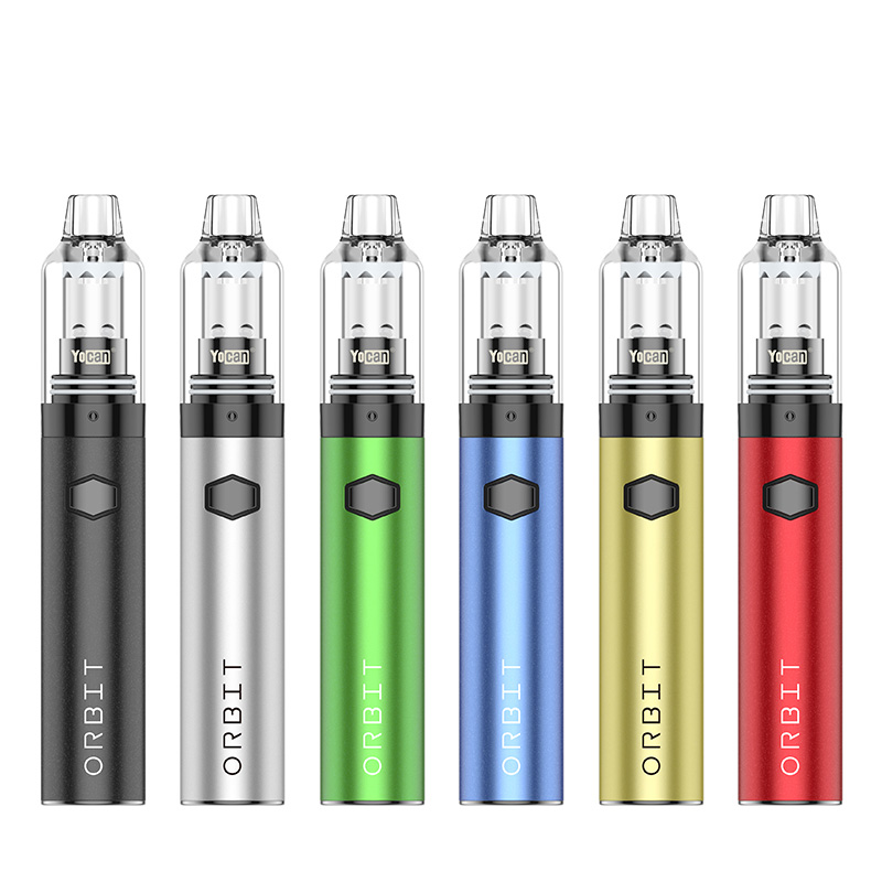 Authentic Yocan Orbit Vaporizer Pen Kit 1700mAh Battery Coil-less Quartz Cup Top Vertex Airflow with Spinning Quartz Balls E Cig, Multi
Authentic Yocan Orbit Vaporizer Pen Kit 1700mAh Battery Coil-less Quartz Cup Top Vertex Airflow with Spinning Quartz Balls E Cig, Multi