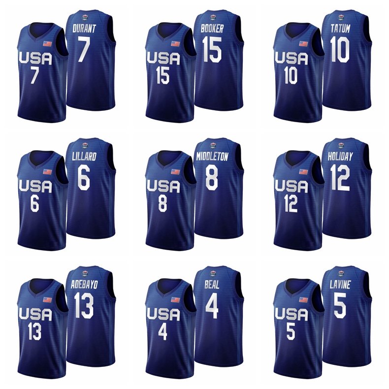 USA Team 2021 Tokyo Olympics Basketball 15 Booker 5 LaVine 10 Tatum 7 Durant 12 Holiday 13 Adebayo 6 Lillard 8 Middleton 11 Love 4 Beal 9 Gr, Color1
USA Team 2021 Tokyo Olympics Basketball 15 Booker 5 LaVine 10 Tatum 7 Durant 12 Holiday 13 Adebayo 6 Lillard 8 Middleton 11 Love 4 Beal 9 Gr, Color1