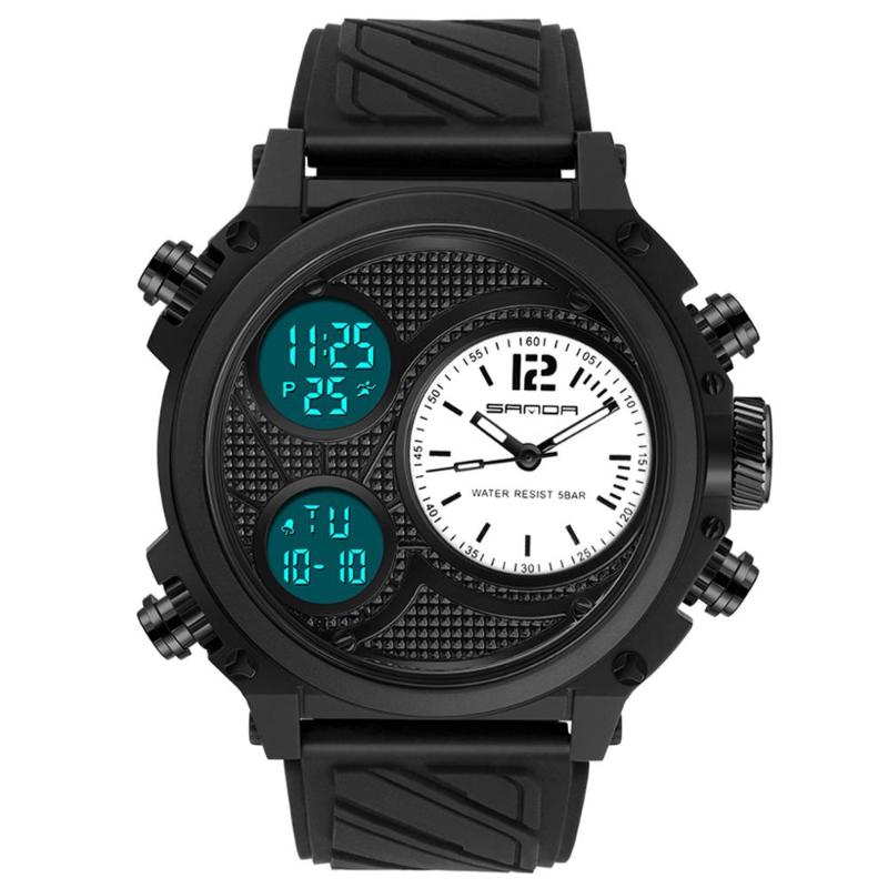 Wristwatches SANDA Brand Watches For Men Waterproof Quartz Wristwatch Multi-function Chronograph Cool Male Sport Clock Relogio Masculine, Slivery;brown
Wristwatches SANDA Brand Watches For Men Waterproof Quartz Wristwatch Multi-function Chronograph Cool Male Sport Clock Relogio Masculine, Slivery;brown