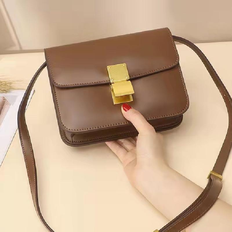 Cross Body Factory Leather Handbag Luxury Design Wallet Brand Fashion Stewardess Slant Tofu Bag Women's 2021 Commuter, Black
Cross Body Factory Leather Handbag Luxury Design Wallet Brand Fashion Stewardess Slant Tofu Bag Women's 2021 Commuter, Black