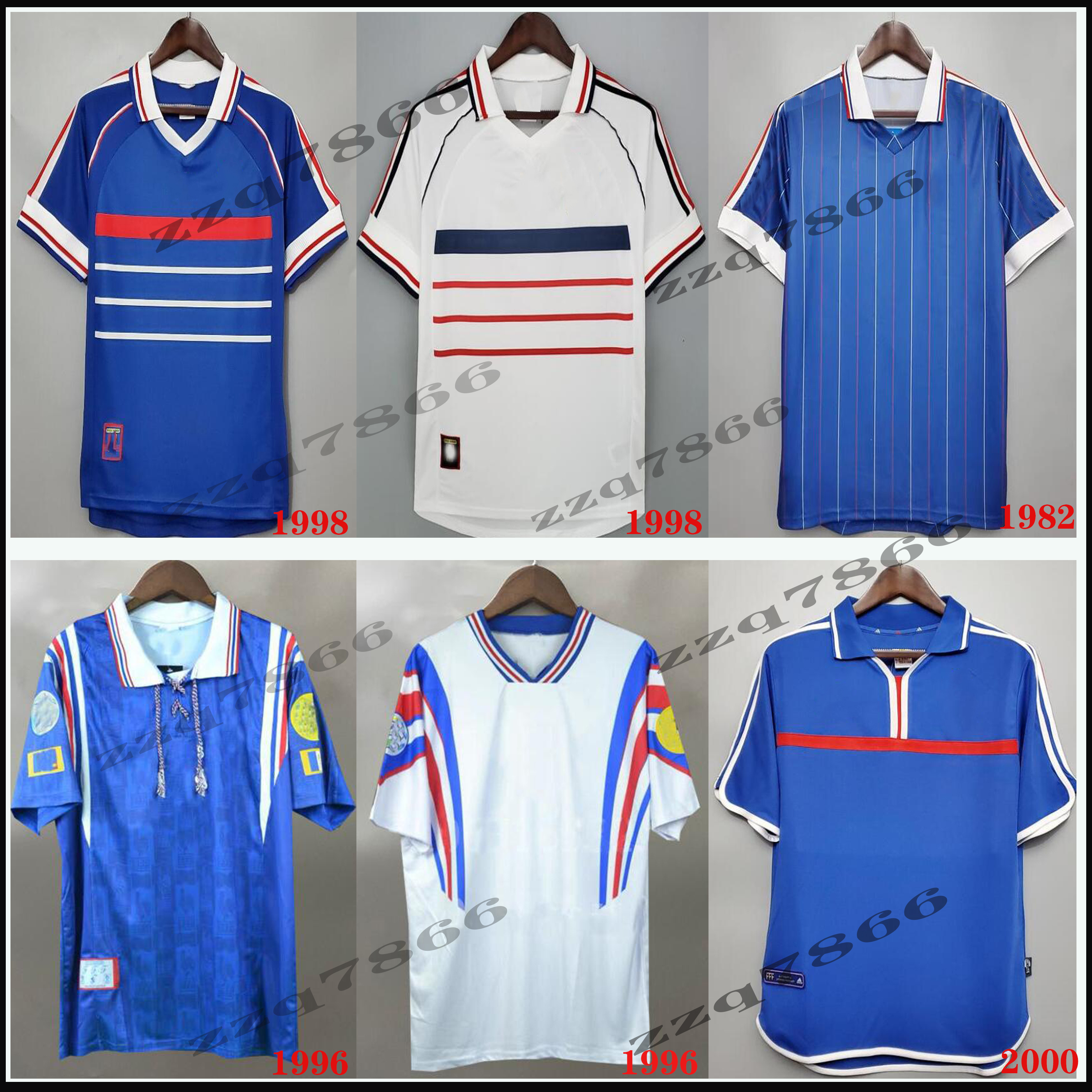 1998 2002 RETRO VINTAGE ZIDANE HENRY MAILLOT soccer jerseys 1996 2004 Football Jersey shirt Trezeguet away finals 2006 white 2000 classic UNIFROM, Blue
1998 2002 RETRO VINTAGE ZIDANE HENRY MAILLOT soccer jerseys 1996 2004 Football Jersey shirt Trezeguet away finals 2006 white 2000 classic UNIFROM, Blue