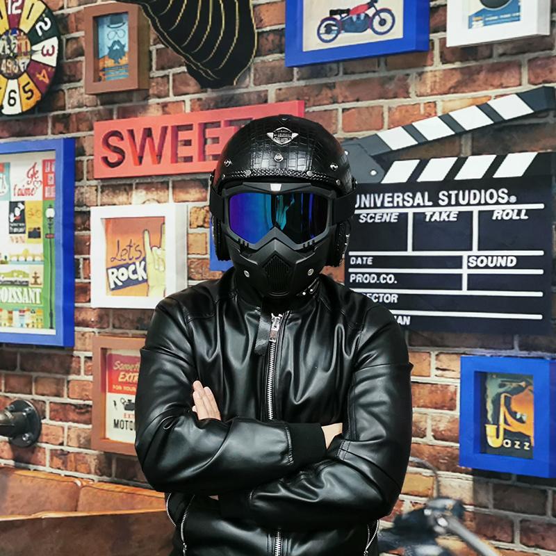Motorcycle Helmets Synthetic Leather Retro Vintage Open Face Motorbike Scooter Cruiser Chopper Casco DOT
Motorcycle Helmets Synthetic Leather Retro Vintage Open Face Motorbike Scooter Cruiser Chopper Casco DOT