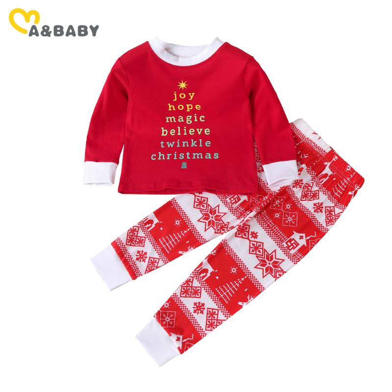 Pajamas Ma&Baby 18M-6Y Christmas Toddler Kid Boys Girls Sets Long Sleeve Tops Pants Outfits Xmas Costume D84, Blue;red
Pajamas Ma&Baby 18M-6Y Christmas Toddler Kid Boys Girls Sets Long Sleeve Tops Pants Outfits Xmas Costume D84, Blue;red