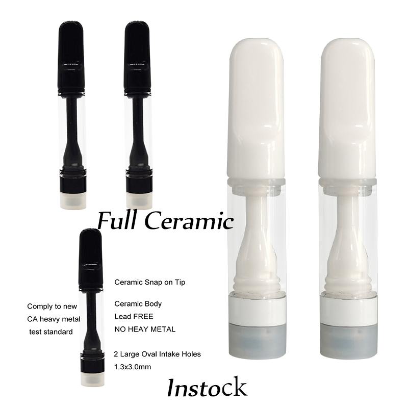 Full Ceramic Cartridges Vape Pens Carts Ceramic Coil Atomizer 510 Thread VapeS pEN Thick oil Cartridges Leakproof Vaporizer 0.8-1.0ml Lead-F
Full Ceramic Cartridges Vape Pens Carts Ceramic Coil Atomizer 510 Thread VapeS pEN Thick oil Cartridges Leakproof Vaporizer 0.8-1.0ml Lead-F