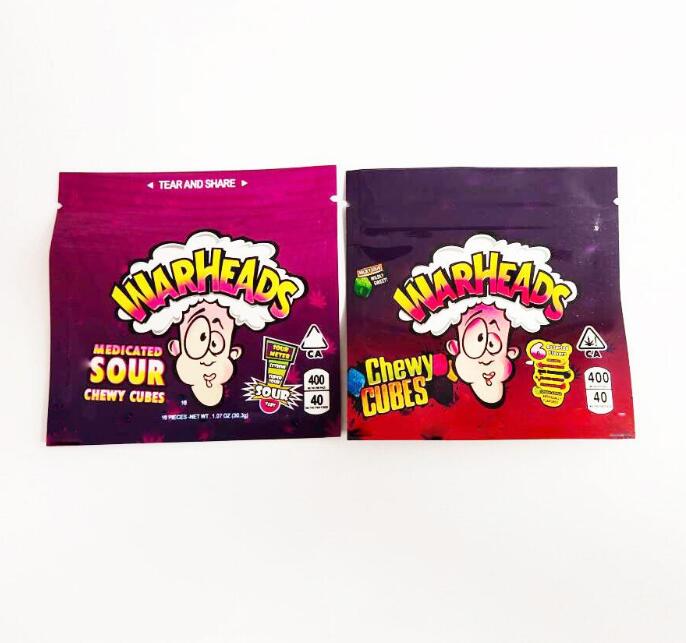 Warheads Sour Bag Packing Pouch Fruits 400 Chewy Cubes trufflez Tropical Packaging Mylar Zipper Bags Smell Proof Resealable Package Wholesale
Warheads Sour Bag Packing Pouch Fruits 400 Chewy Cubes trufflez Tropical Packaging Mylar Zipper Bags Smell Proof Resealable Package Wholesale