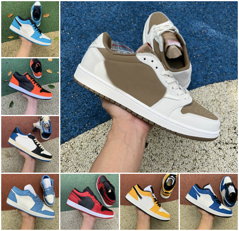 Jumpman 1 1s Low Basketball Shoes Women Mens Panda Arctic Punch Royal Toe Light Smoke Grey Hemp White Starfish Reverse Mocha Travis Chicago University Blue Sneakers, Bubble package bag
Jumpman 1 1s Low Basketball Shoes Women Mens Panda Arctic Punch Royal Toe Light Smoke Grey Hemp White Starfish Reverse Mocha Travis Chicago University Blue Sneakers, Bubble package bag