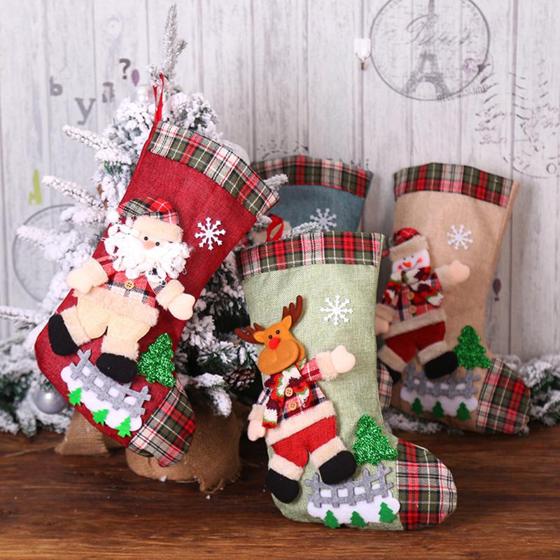 Christmas Decorations Socks 3D Pendant Decoration Linen Plush Xmas Tree Ornament Gift Candy Bag Home
Christmas Decorations Socks 3D Pendant Decoration Linen Plush Xmas Tree Ornament Gift Candy Bag Home