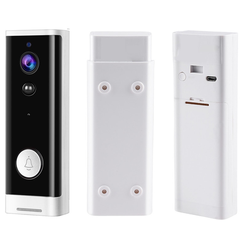 Wireless Tuya Smart Life WiFi Video Doorbell Waterproof Camera Night Vision APP Control Call Intercom Video-Eye Apartments Door Bell Ring support Alex