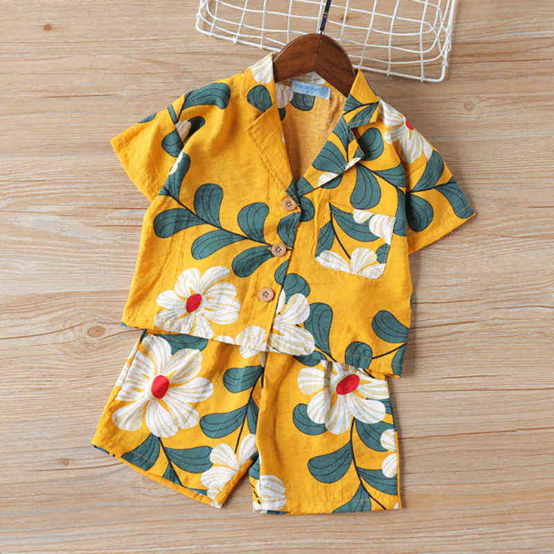 Fashion New Summer Toddler Boy Clothes Big Floral Beach Style Soft Clothing Sets Boys Thin Breathable T Shirt + Shorts 2Pcs Suit G220217, Bl310-army green
Fashion New Summer Toddler Boy Clothes Big Floral Beach Style Soft Clothing Sets Boys Thin Breathable T Shirt + Shorts 2Pcs Suit G220217, Bl310-army green