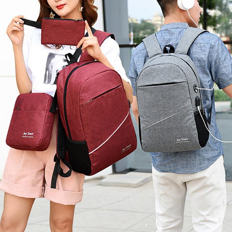 Backpack 3pcs/set Men's Bag Male USB Charging Laptop Women Computer Bags Schoolbag Men Shoulder Sets, By
Backpack 3pcs/set Men's Bag Male USB Charging Laptop Women Computer Bags Schoolbag Men Shoulder Sets, By
