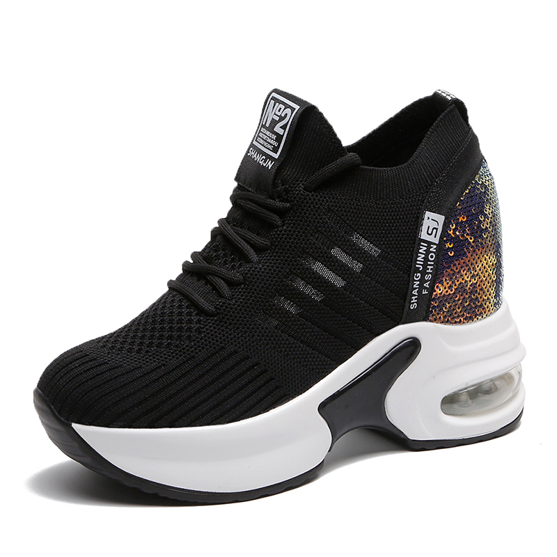 New Women Summer Mesh Platform Sneakers Trainers White Shoes 8.5CM High Heels Wedges Outdoor Shoes Breathable Casual Shoes Woman, Black
New Women Summer Mesh Platform Sneakers Trainers White Shoes 8.5CM High Heels Wedges Outdoor Shoes Breathable Casual Shoes Woman, Black
