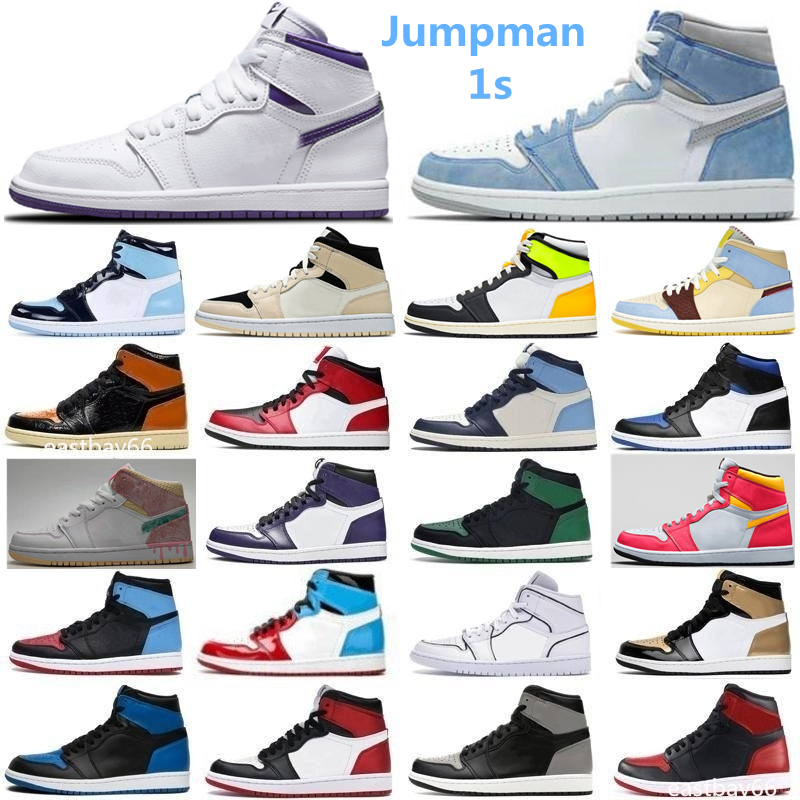 Top Quality Jumpman 1s Basketball Shoes Court Purple Light Fusion Red Silver Toe High Dark Mocha Obsidian UNC University Blue Smoke Grey Chicago Sports Sneakers, Customize
Top Quality Jumpman 1s Basketball Shoes Court Purple Light Fusion Red Silver Toe High Dark Mocha Obsidian UNC University Blue Smoke Grey Chicago Sports Sneakers, Customize