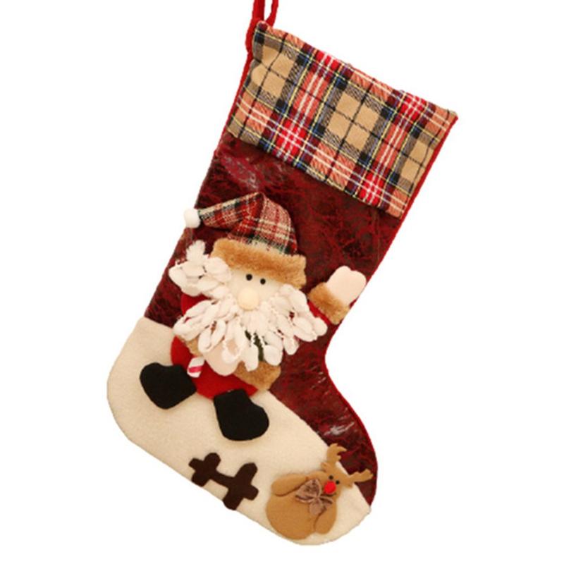 Christmas Decorations 1 Pcs Socks With Snowman Santa Elk Bear Printing Xmas Candy Gift Bag Tree Decoration Pendant
Christmas Decorations 1 Pcs Socks With Snowman Santa Elk Bear Printing Xmas Candy Gift Bag Tree Decoration Pendant