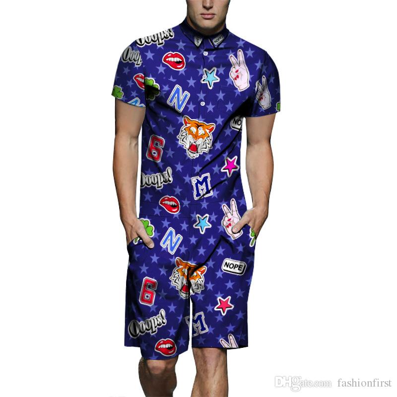 jump suit creative retro star Red lip print Men's Tracksuits jumpsuits short sleeve casual street cargo pant summer jumpsuit for men, As picture
jump suit creative retro star Red lip print Men's Tracksuits jumpsuits short sleeve casual street cargo pant summer jumpsuit for men, As picture