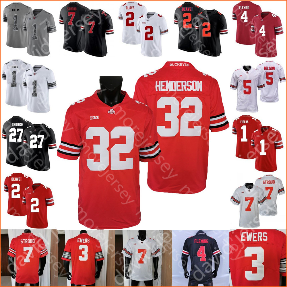 Custom Ohio State Buckeyes Football Jersey Sawyer Ewers C.J. Stroud Smith-Njigba Garrett Wilson George Chris Olave TUIMOLOAU Kittle TreVeyon Henderson Joe Burrow, As pic
Custom Ohio State Buckeyes Football Jersey Sawyer Ewers C.J. Stroud Smith-Njigba Garrett Wilson George Chris Olave TUIMOLOAU Kittle TreVeyon Henderson Joe Burrow, As pic